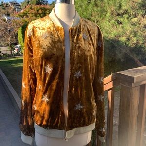 Velvet Bomber Jacket